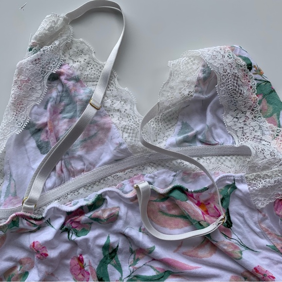 DAISY FUENTES INTIMATES Womens Lace Trim Chemise Size S Stretch Fabric - Picture 8 of 9